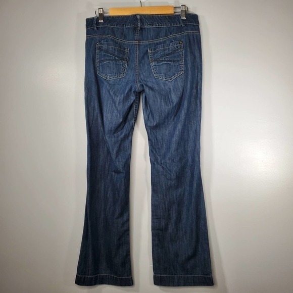 Tommy Hilfiger Wide Leg Chambray Denim Trouser Blue Size 4 - Picture 5 of 11